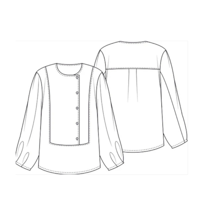 E-book Schnittmuster Berlin Blouse Aarhus, Duits