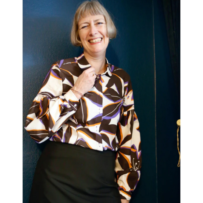 E-book Schnittmuster Berlin Blouse Adelaide, Duits