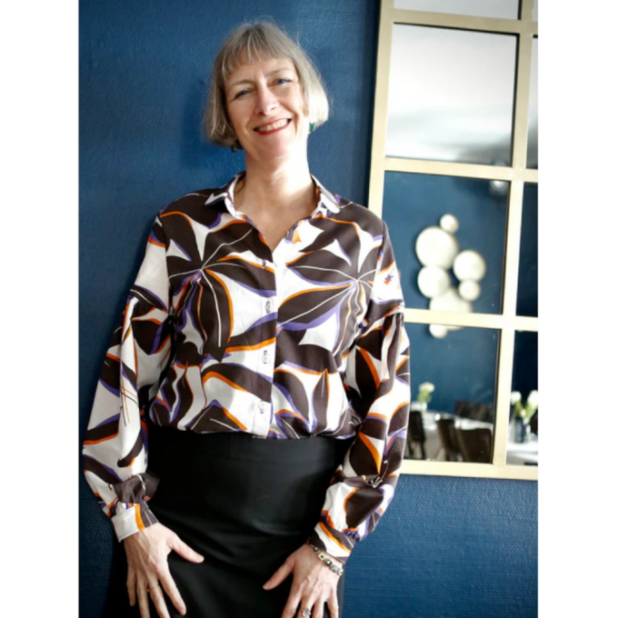 E-book Schnittmuster Berlin Blouse Adelaide, Duits