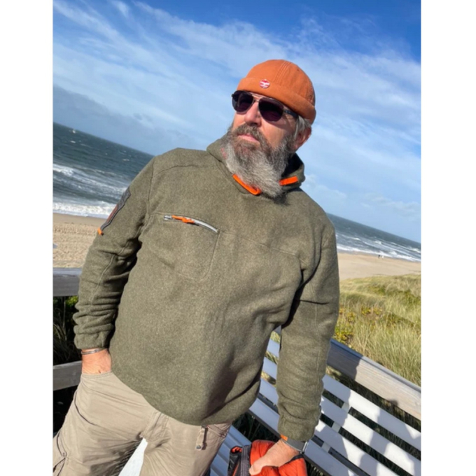 E-book Schnittmuster Berlin Unisex Hoodie David, Duits