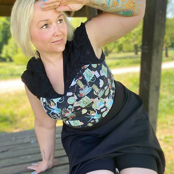 E-book Schwalbenliebe Skort Louise - Rock mit Shorts, Duits