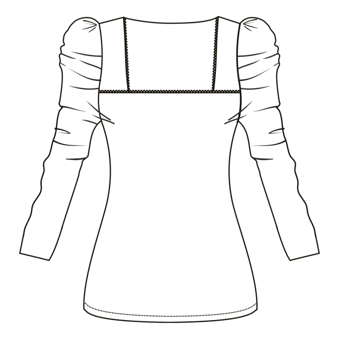 E-book Schwalbenliebe ÁSTA damesshirt, Duits