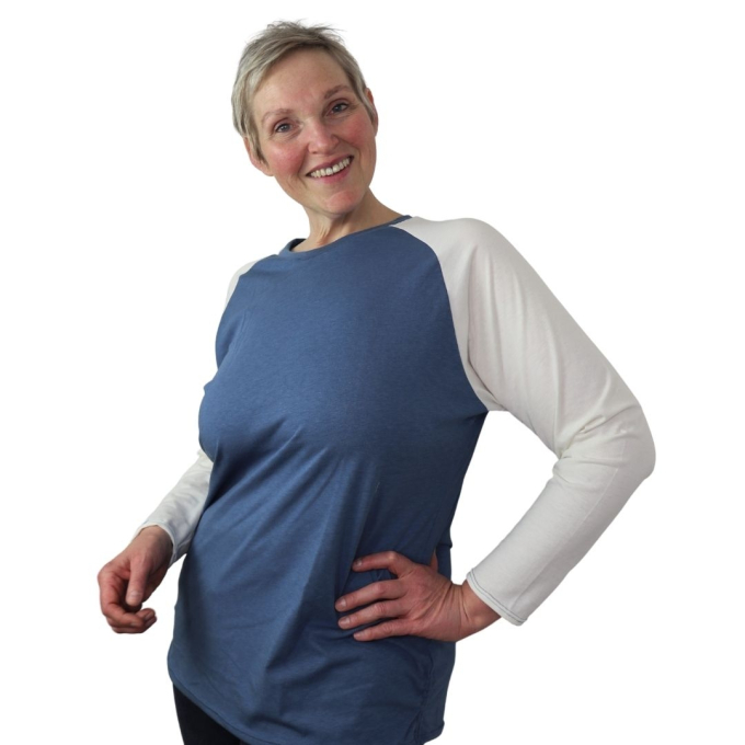 E-Book Sew Simple Damen-Raglanshirt Montez, german