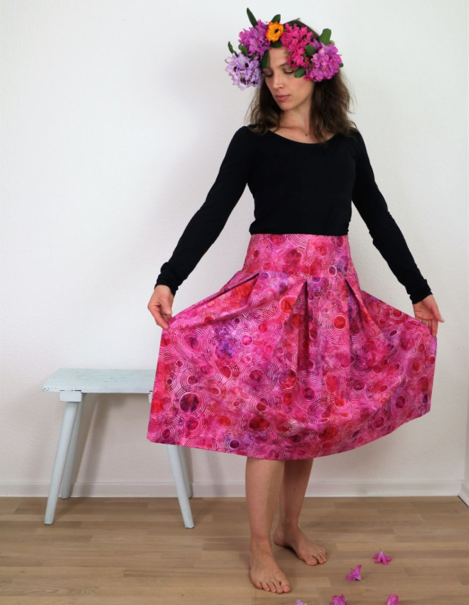 E-Book Sew Simple Faltenrock Frida, german