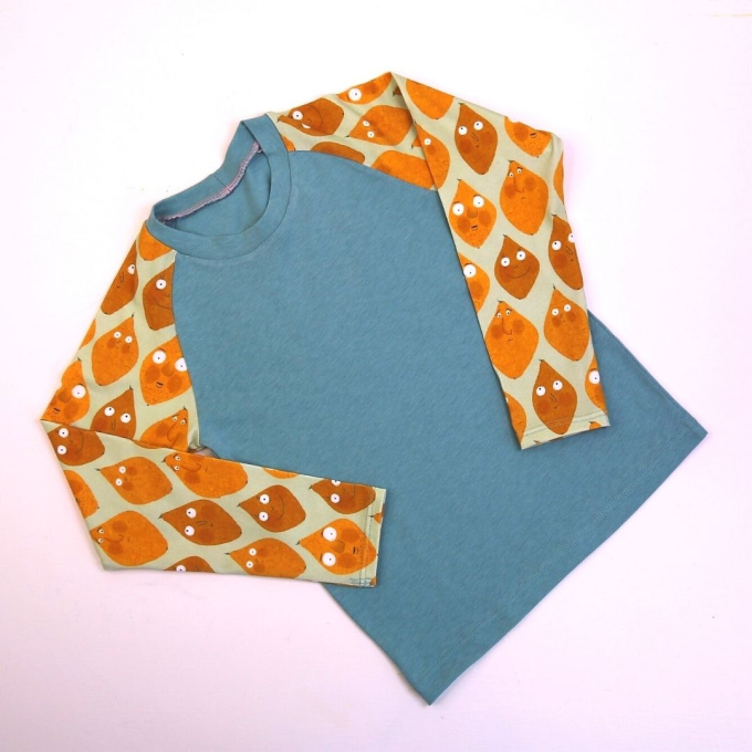E-Book Sew Simple Kinder-Raglanshirt Lemon loose