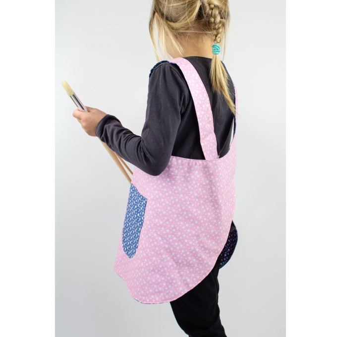 Ebook patron robe tablier enfant AIKO Sew Simple, en allemand
