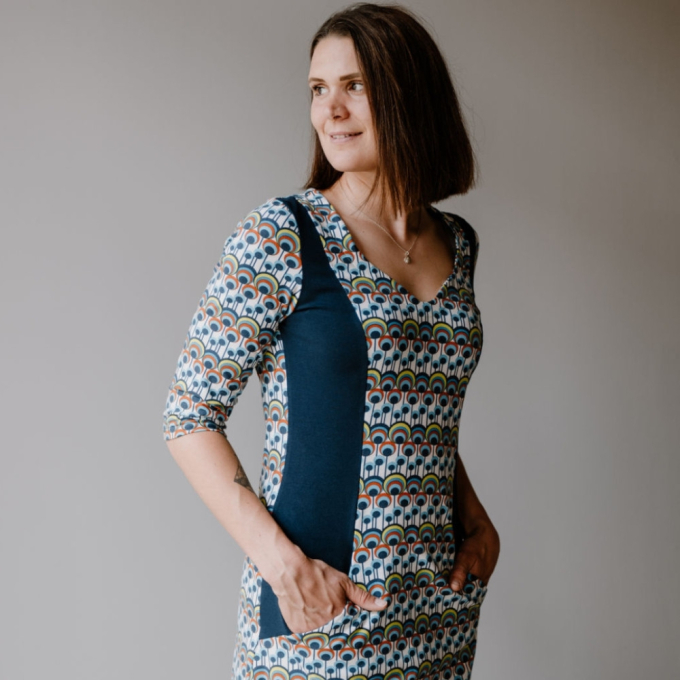 Patron robe femme pdf Welmoed Sew Simple, en allemand