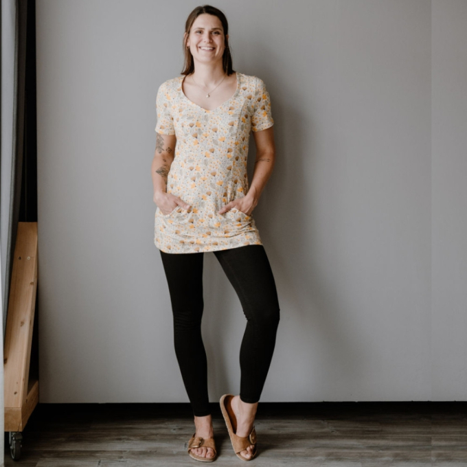 Patron robe femme pdf Welmoed Sew Simple, en allemand