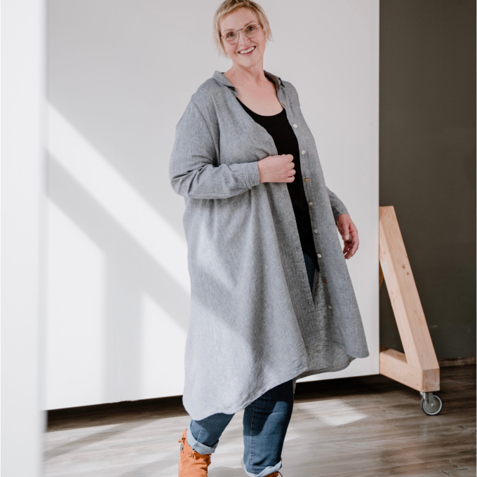 E-Book Sew Simple Longbluse NURI, german