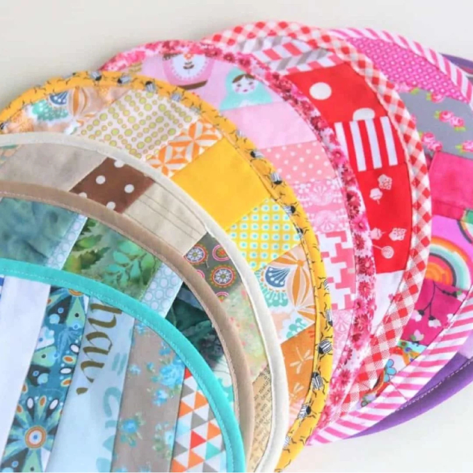 E-Book Sew Simple Mug Rug oval, en allemand