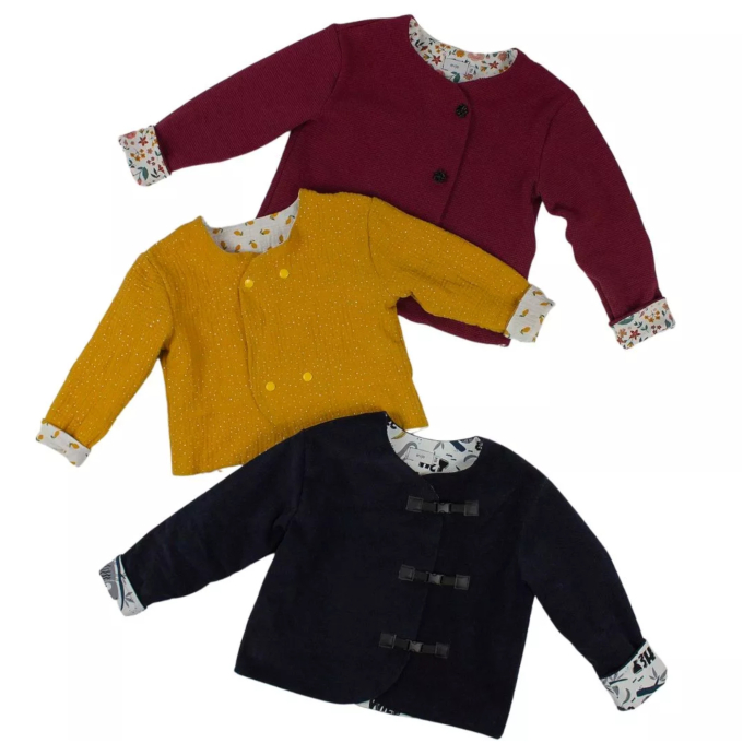 E-book Sew Simple Mousseline-kinderjas MOON, Duits