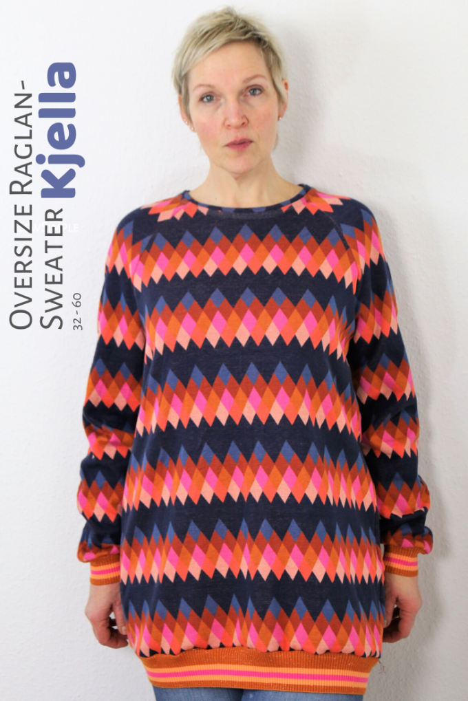 E-Book Sew Simple Oversize Raglansweater Kjella, german