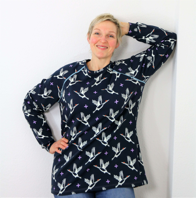 E-Book Sew Simple Oversize Raglansweater Kjella, german