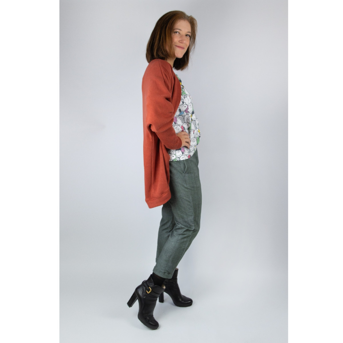 Patron pantalon décontracté femme pdf Laren Sew Simple, en allemand