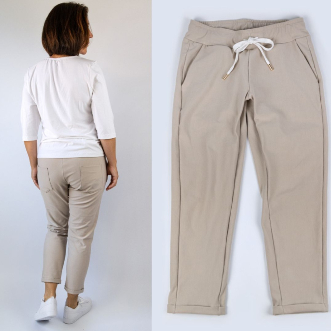Patron pantalon décontracté femme pdf Laren Sew Simple, en allemand