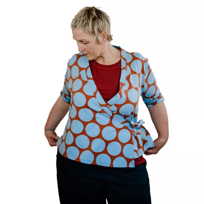 E-Book Sew Simple Wickelshirt Fillis, german