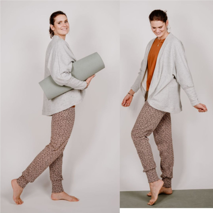 Patron pantalon de yoga femme pdf Ylvi Sew Simple, en allemand