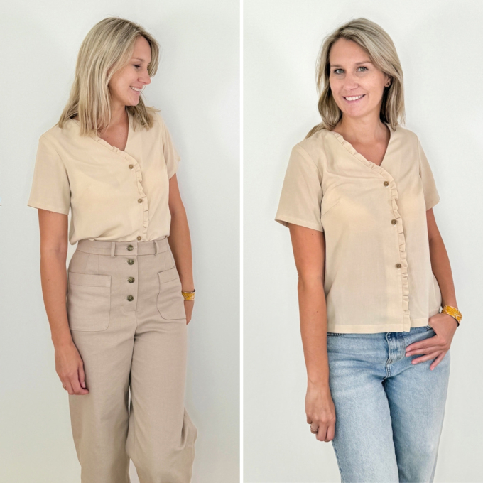 E-book Sew4Me Dames Blouse Daisy, Duits