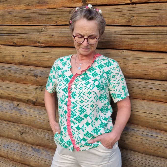 E-book Sew4Me Dames Blouse Daisy, Duits
