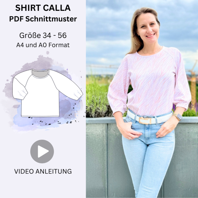 E-book Sew4Me Dames Shirt Calla, Duits