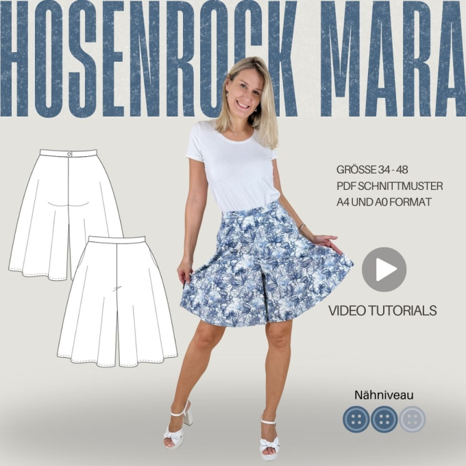 E-Book Sew4Me Hosenrock Damen Mara