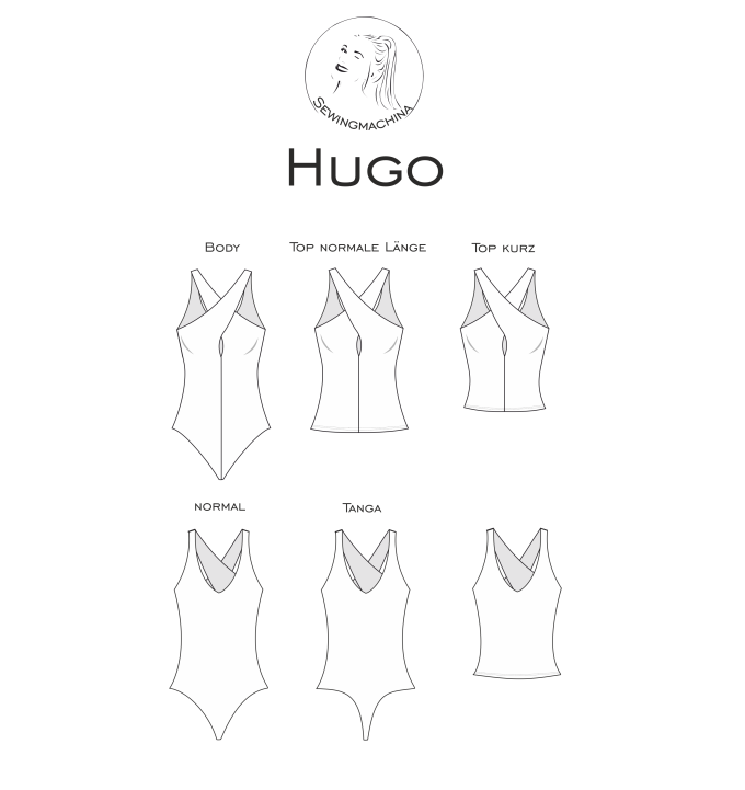 E-Book Sewingmachina Bodysuit Hugo, duits