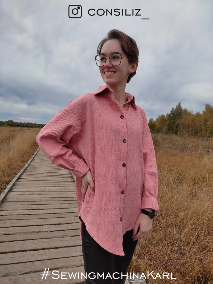 E-Book Sewingmachina Oversize Blouse Karl, Duits