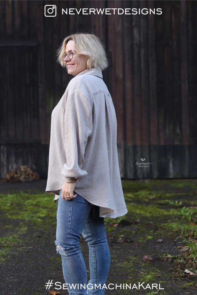 E-Book Sewingmachina Oversize Blouse Karl, Duits