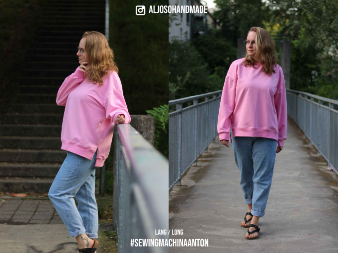 E-book Sewingmachina Oversize Pullover Anton, Duits en Engels
