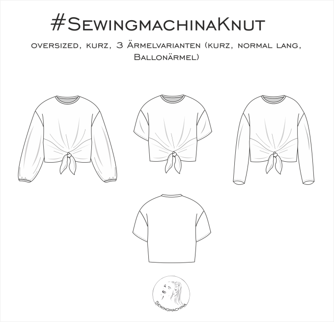 E-book Sewingmachina Oversizeshirt Knut, Duits