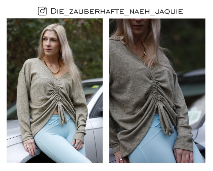 Patron pullover femme pdf Fred Sewingmachina, en allemand