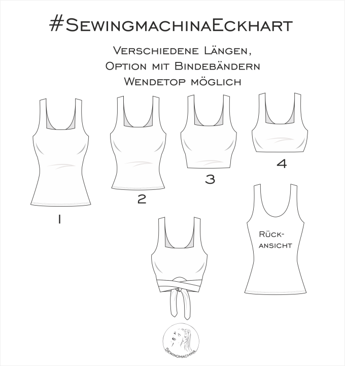 E-Book Sewingmachina Top Eckhart, duits