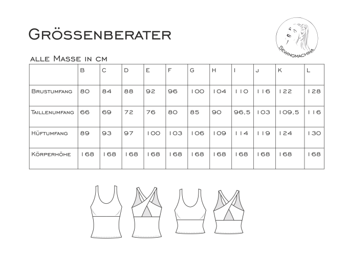 E-Book Sewingmachina Top Gustav, duits