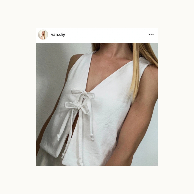 E-Book SewItYourselfPattern Arielle Blouse Dames, Duits