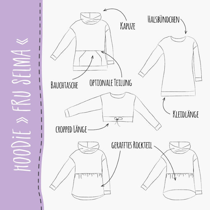 E-book Snygges Hoodie Fru Selma, Duits