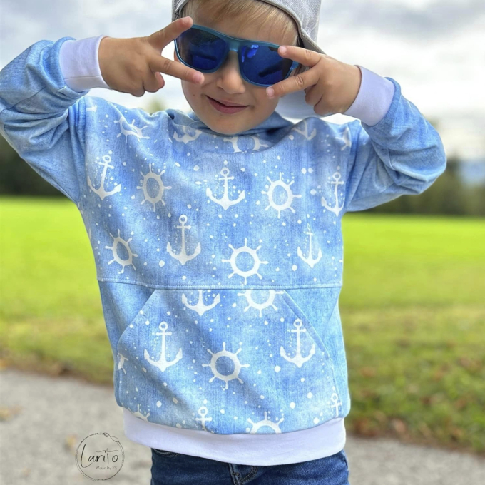 Patron sweat-shirt / pullover enfant pdf Selma Snygges, en allemand