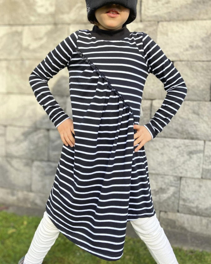 Patron robe enfant pdf Jella Snygges, en allemand