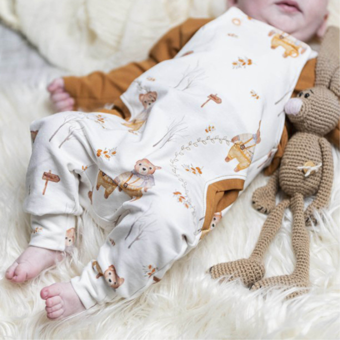 Ebook patron salopette bébé Kjell Snygges, en allemand