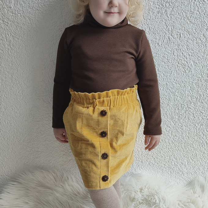 Patron jupe enfant pdf Tilda Snygges, en allemand