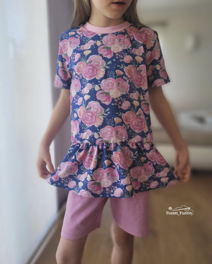 Patron chemise de nuit / pyjama enfant pdf Jaro & Luna Snygges, en allemand