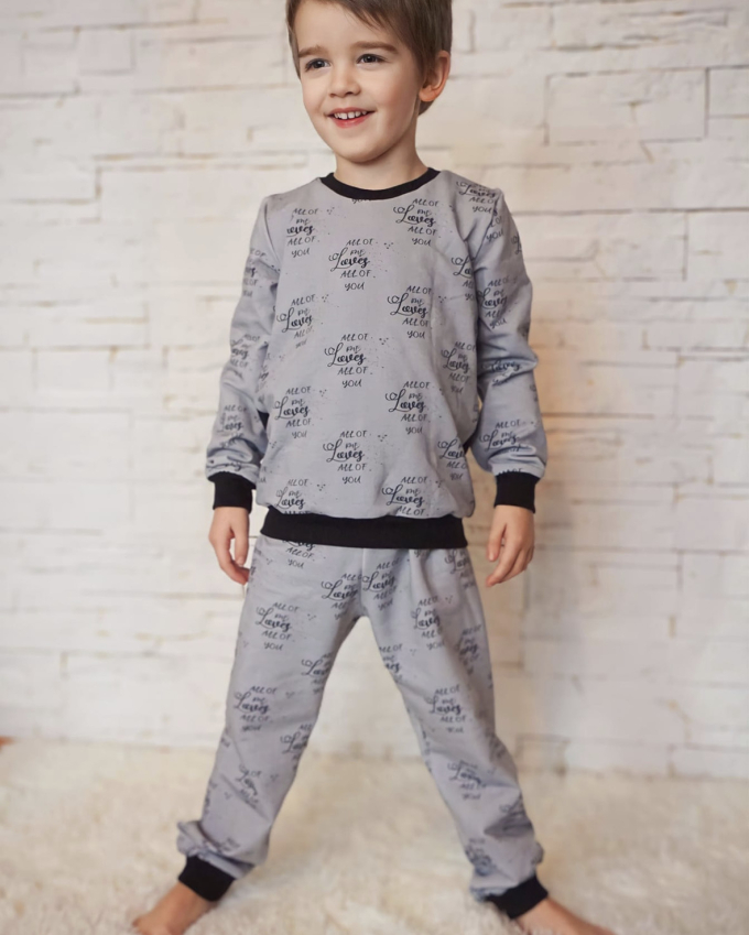 Patron chemise de nuit / pyjama enfant pdf Jaro & Luna Snygges, en allemand