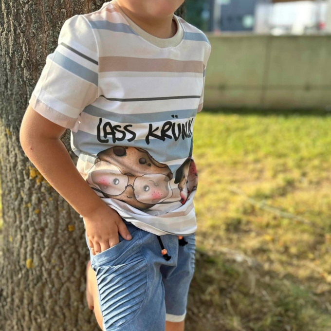 Ebook patron t-shirt enfant Snorre Kids Snygges, en allemand