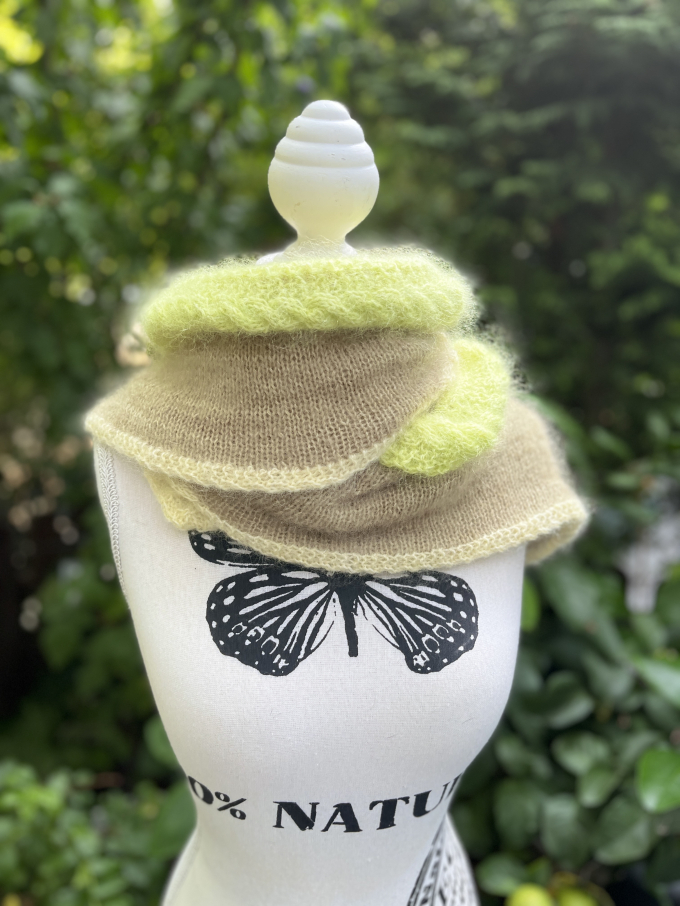Patron tricot châle / bolero femme pdf Schapulero CraSy, en allemand