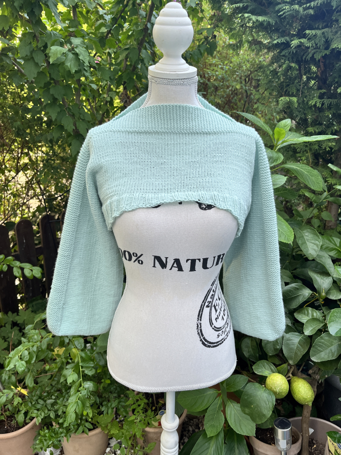 Patron tricot châle / bolero femme pdf Schapulero CraSy, en allemand