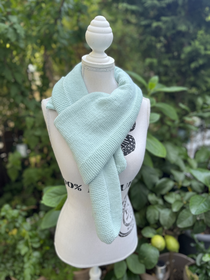 Patron tricot châle / bolero femme pdf Schapulero CraSy, en allemand