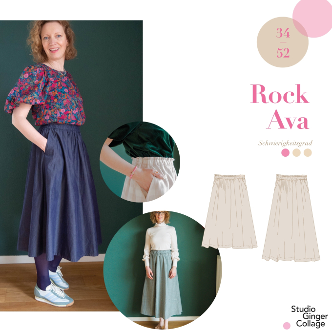 E-book Studio GingerCollage Ava Rok Dames, Duits