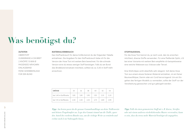 E-book Studio GingerCollage Toni Broek Dames, Duits