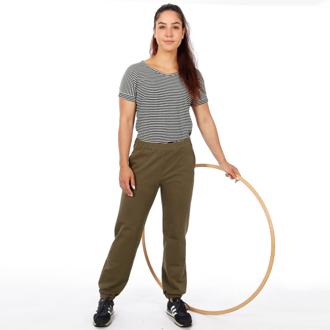 E-Book patron pantalon de jogging femme Mme Jojo Studio Schnittreif Mme Pauli, en français