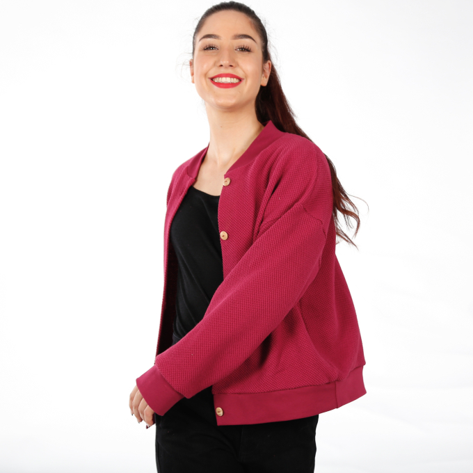 Ebook patron cardigan femme Mme Ayla Studio Schnittreif, en français