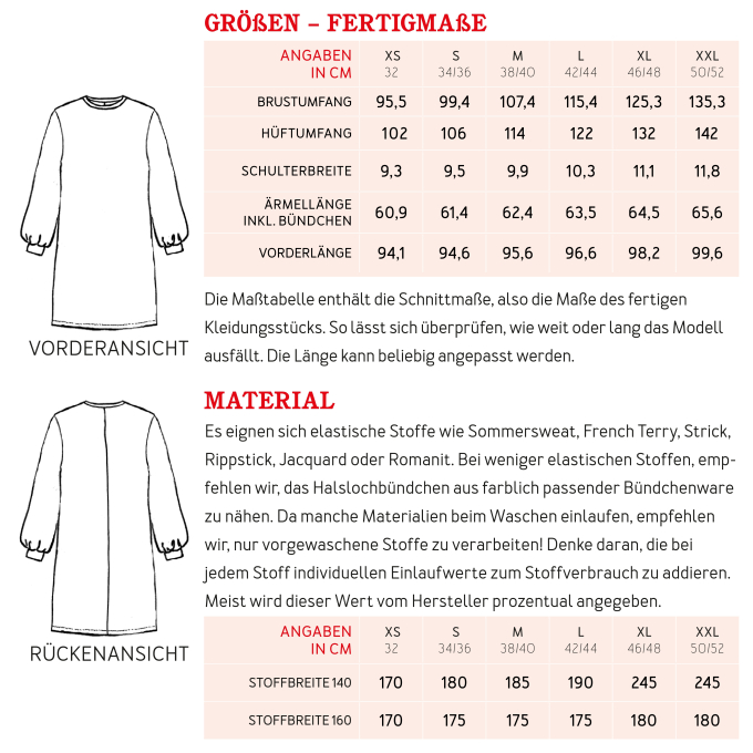 Patron robe femme pdf Madame Linn Studio Schnittreif, en francais